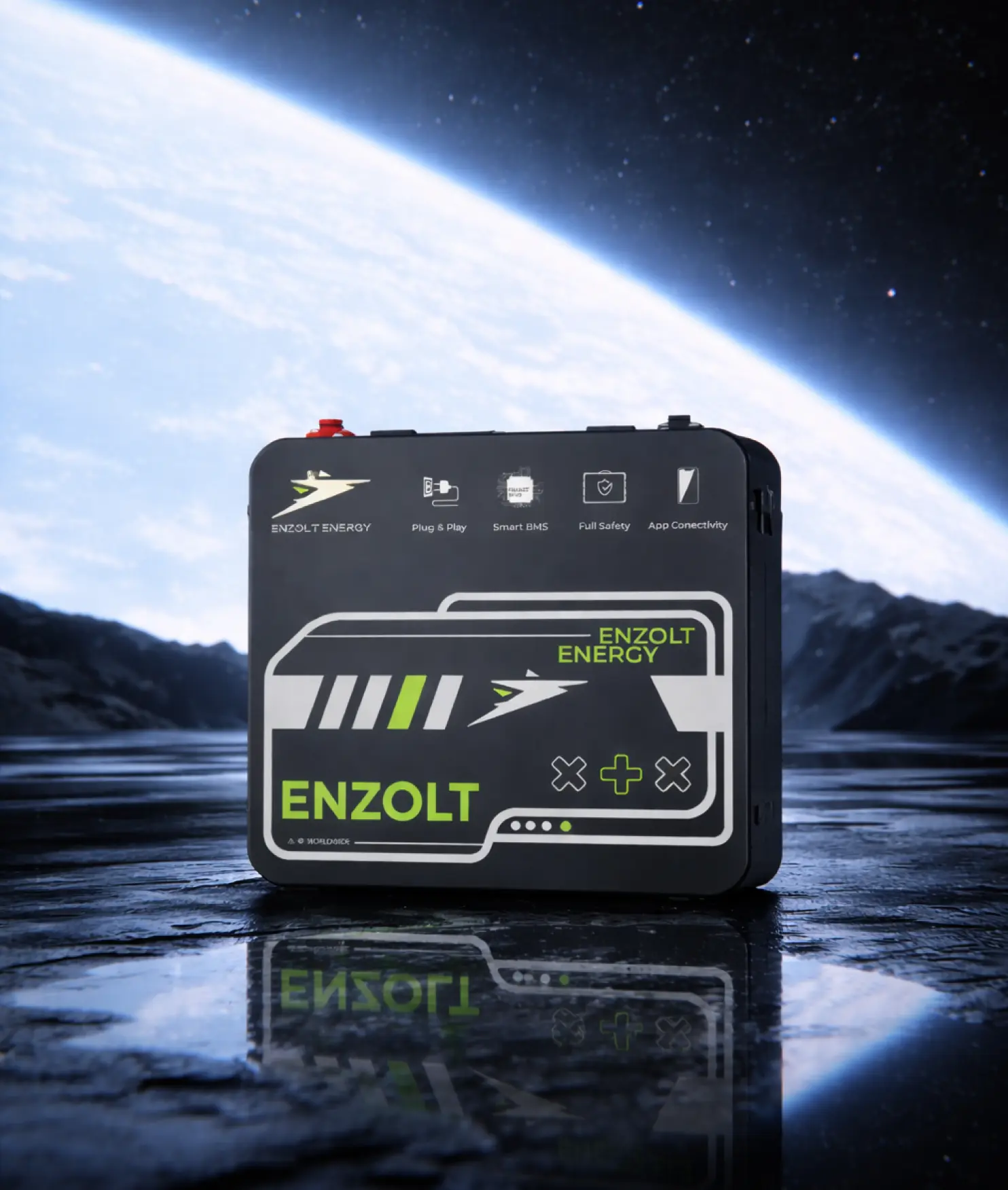 Enzolt EnergyCore 2500 LiFePO4 lithium battery for home power backup