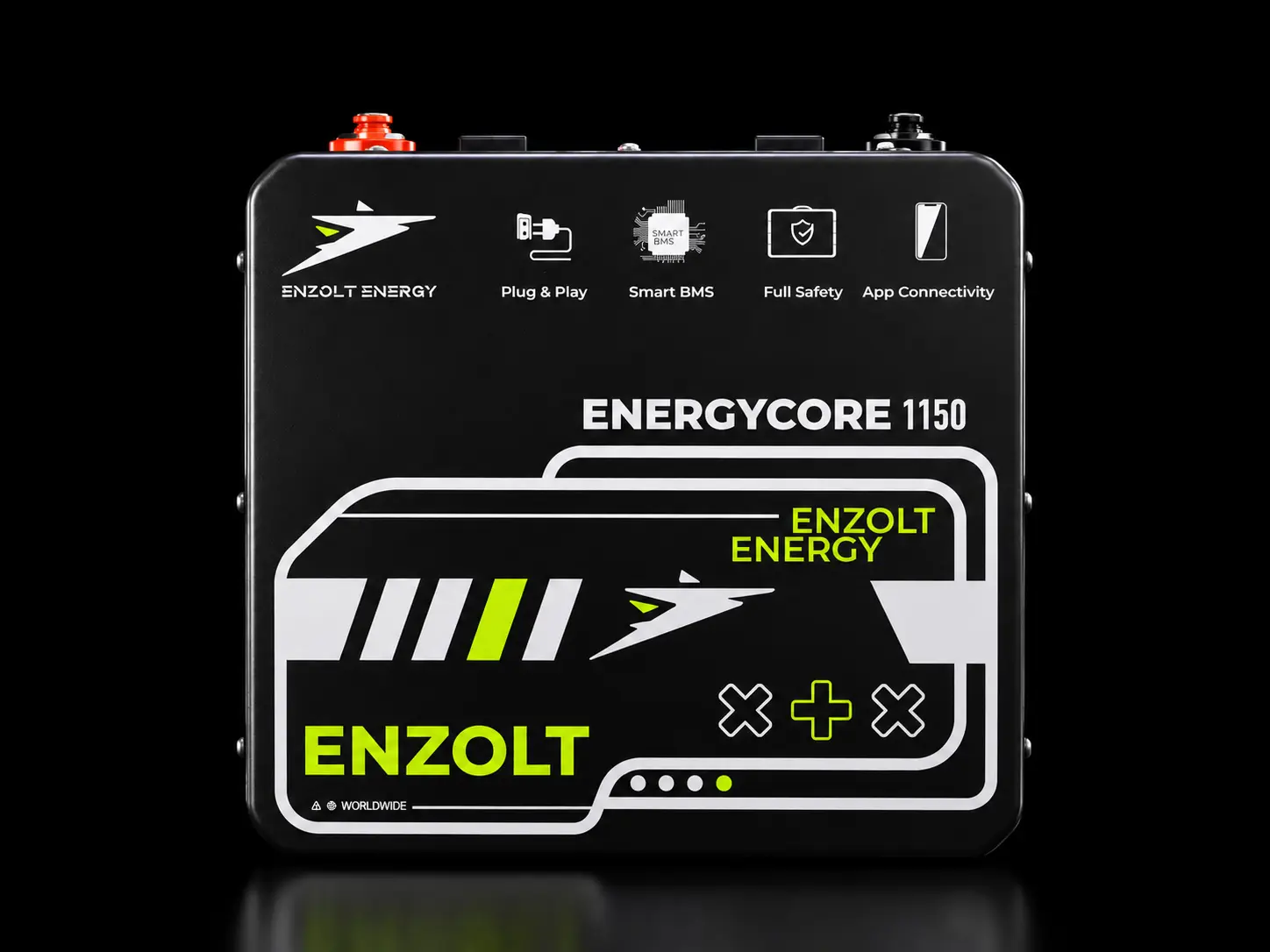 Enzolt ENERGYCORE 1150 LiFePO4 lithium battery for home power backup