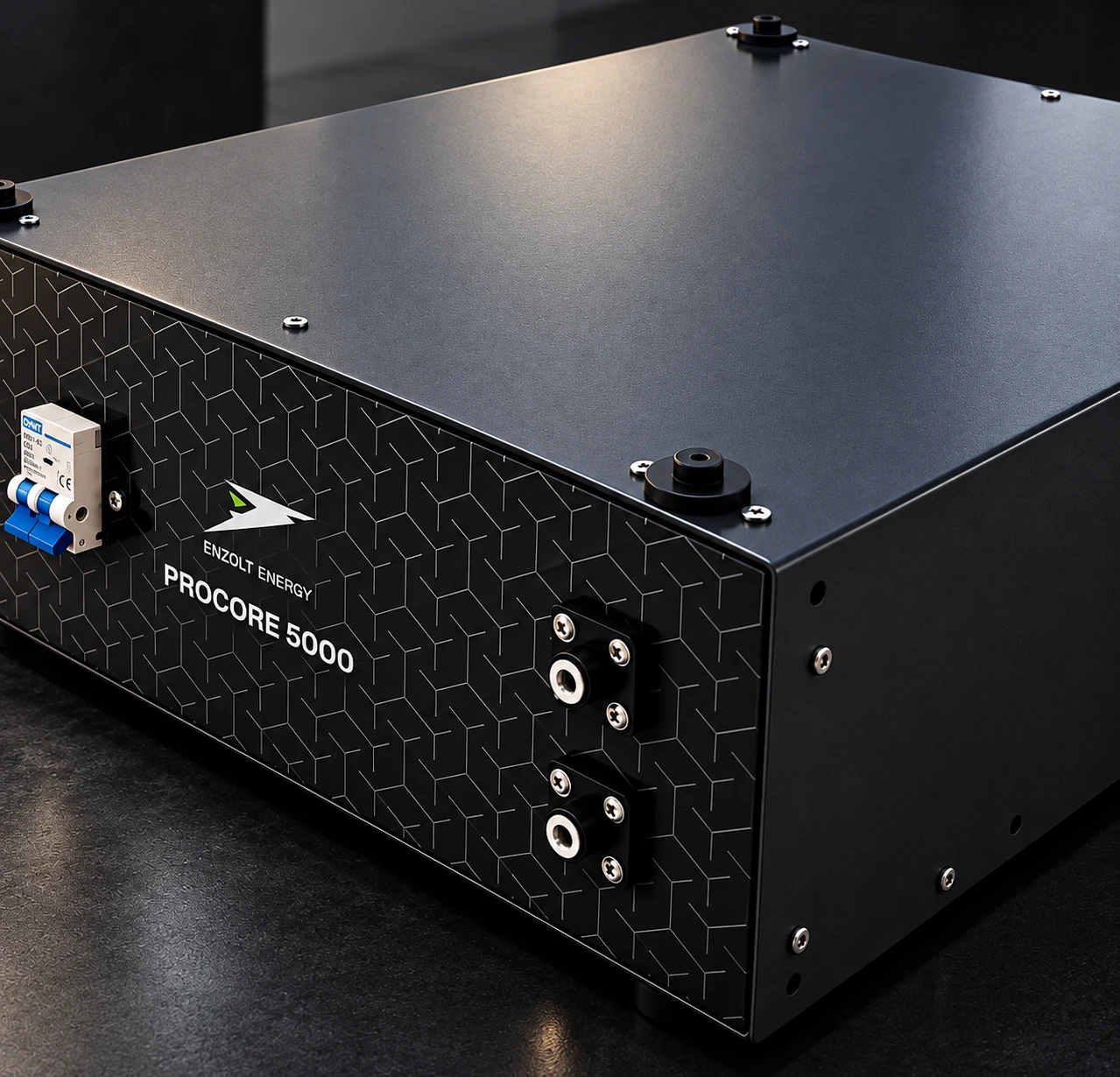 Enzolt Energy Procore 5000 LiFePO4 lithium battery back view